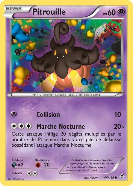 Pitrouille, carte Pokémon PHF 44 — extension Vigueur Spectrale