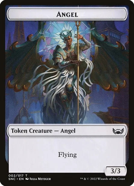 Angel, carte Magic TSNC 2 — extension Streets of New Capenna Tokens