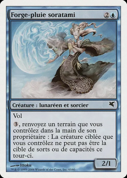 Forge-pluie soratami, carte Magic PSAL H43 — extension Salvat 2005