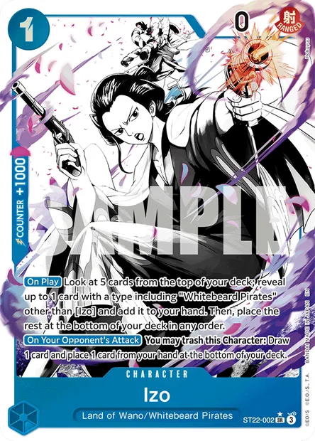 Izo, One Piece card ST22-002 — Ace & Newgate set