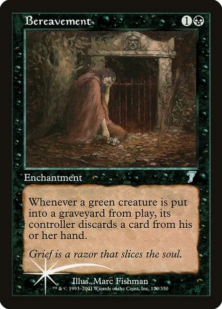 Bereavement, Magic card 7ED 120★ — Seventh Edition set