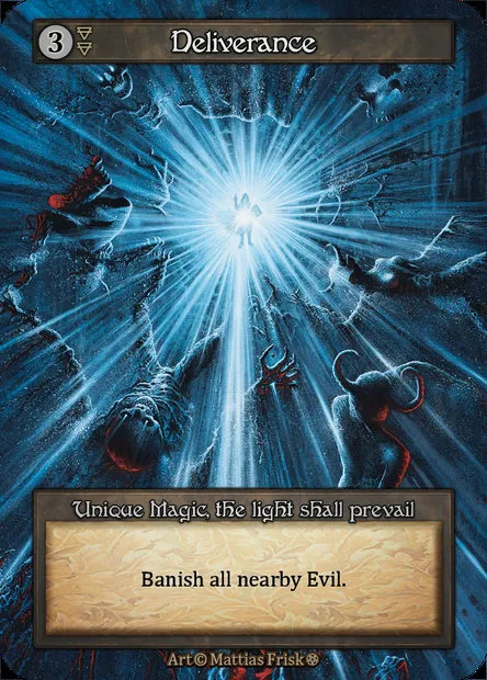 Deliverance, carte Sorcery GOT 231 — extension Gothic