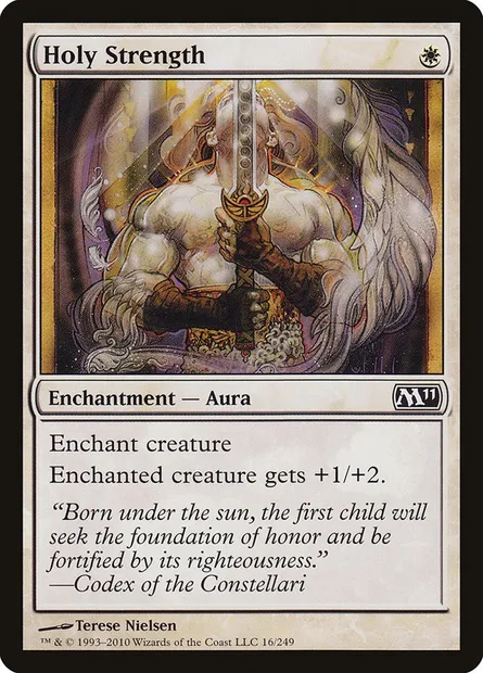 Holy Strength, Magic card M11 16 — Magic 2011 set