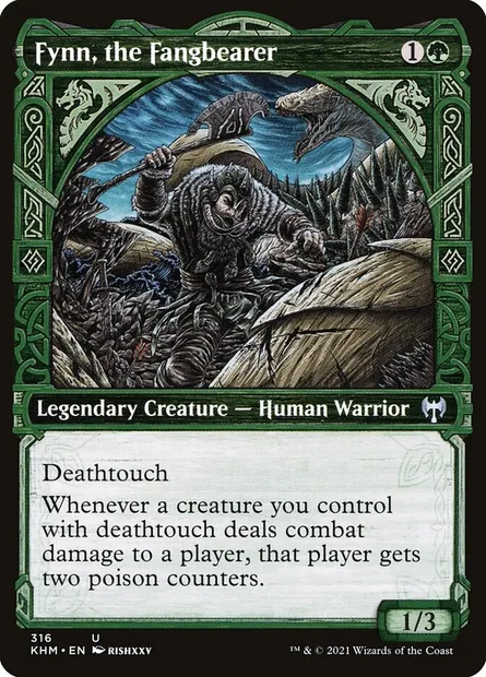 Fynn, the Fangbearer, Magic card KHM 316 — Kaldheim set