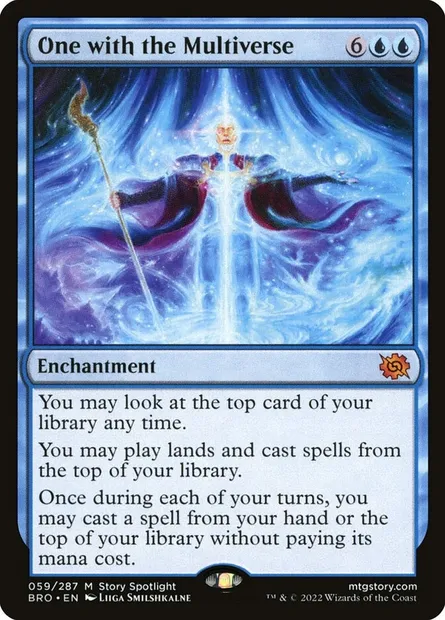 One with the Multiverse, Magic card BRO 59 — The Brothers' War set