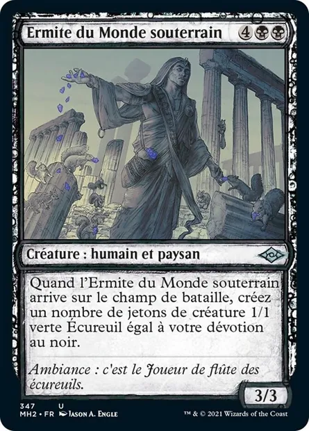 Ermite du Monde souterrain, carte Magic MH2 347 — extension Horizons du Modern 2