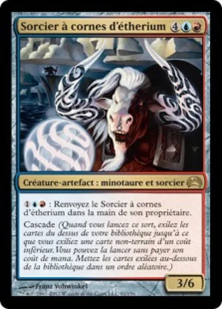 Sorcier à cornes d'étherium, carte Magic PC2 91 — extension Planechase 2012