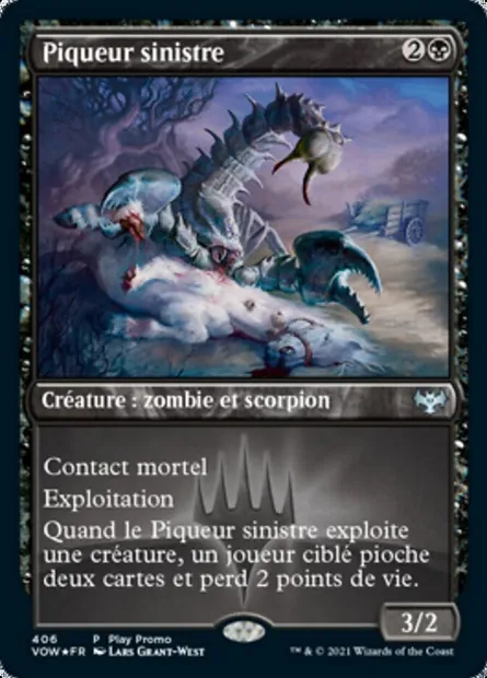 Piqueur sinistre, carte Magic VOW 406 — extension Innistrad : noce écarlate
