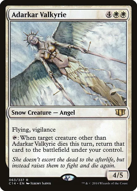 Adarkar Valkyrie, Magic card C14 63 — Commander 2014 set