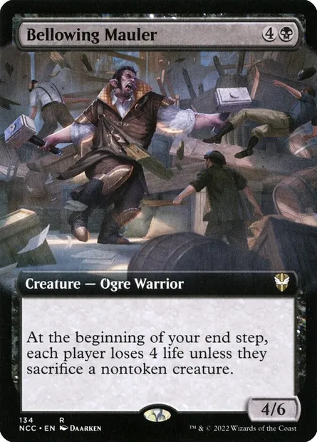 Bellowing Mauler, Magic card NCC 134 — New Capenna Commander set
