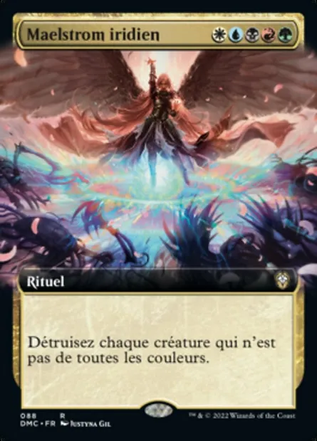 Maelstrom iridien, carte Magic DMC 88 — extension Dominaria United Commander
