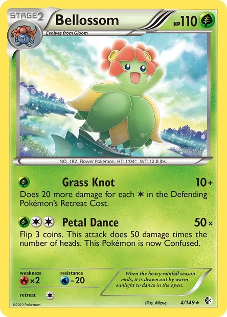 Bellossom, Pokémon card BCR 4 — Boundaries Crossed set