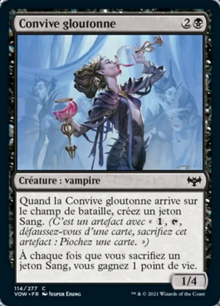 Convive gloutonne, carte Magic VOW 114 — extension Innistrad : noce écarlate