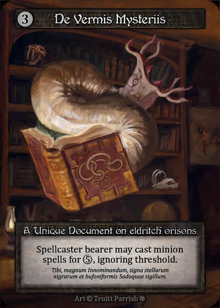 De Vermis Mysteriis, carte Sorcery GOT 319 — extension Gothic