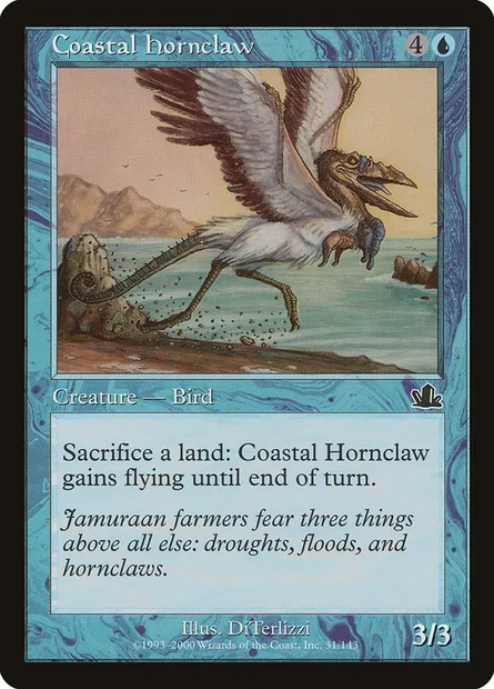 Coastal Hornclaw, Magic card PCY 31 — Prophecy set