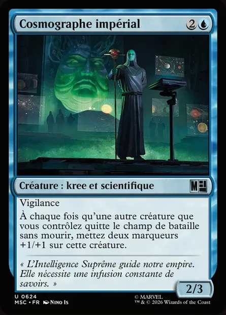 Cosmographe impérial, carte Magic MSC 624 — extension Marvel Super Heroes Commander