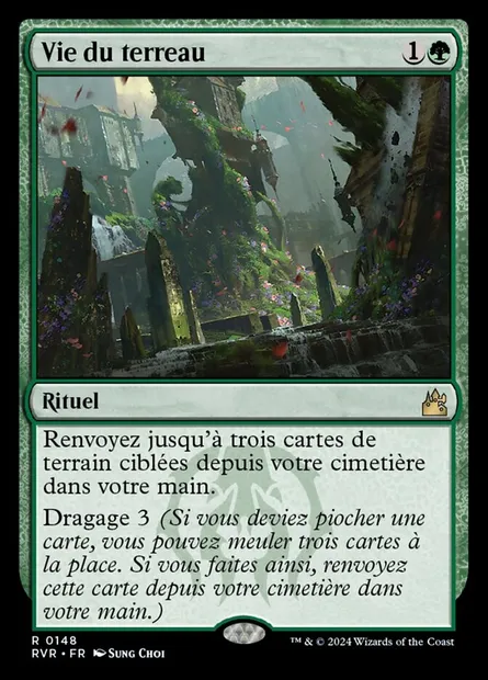 Vie du terreau, carte Magic RVR 148 — extension Ravnica Remastered