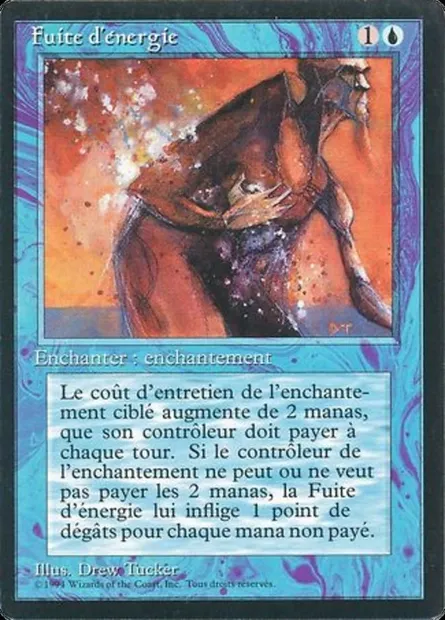 Power Leak, Magic card FBB 73 — Foreign Black Border set