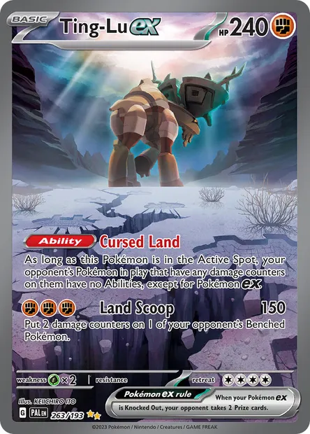 Ting-Lu ex, Pokémon card PAL 263 — Paldea Evolved set