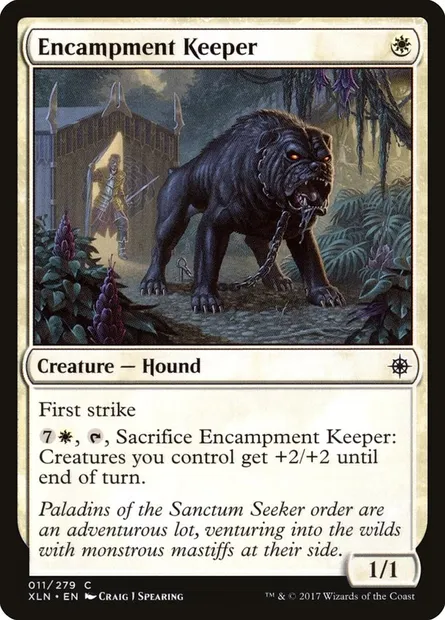 Encampment Keeper, Magic card XLN 11 — Ixalan set