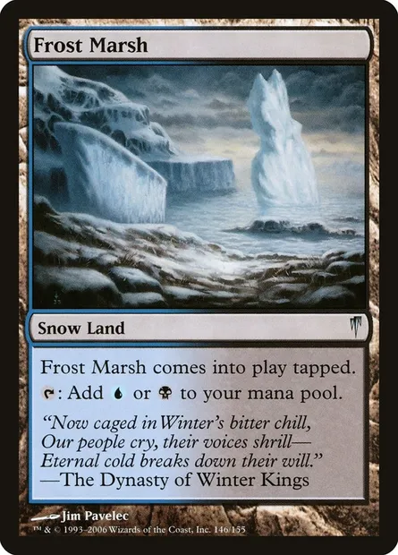 Marécage gelé, carte Magic CSP 146 — extension Souffle glaciaire