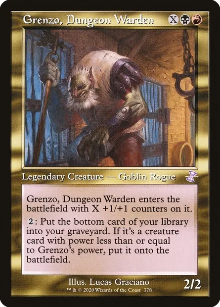 Grenzo, Dungeon Warden, Magic card TSR 378 — Time Spiral Remastered set