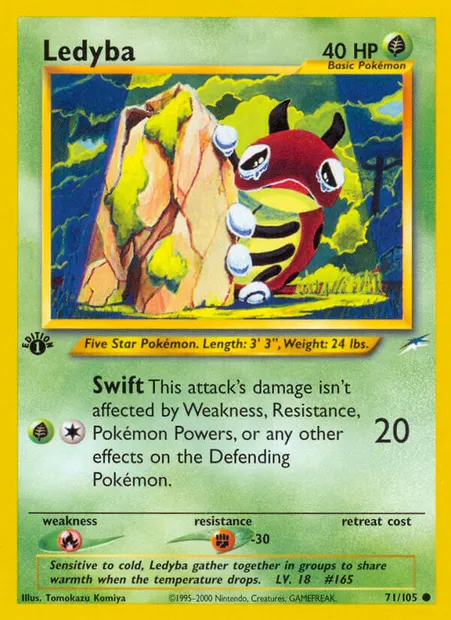Ledyba, Pokémon card NDE 71 — Neo Destiny set
