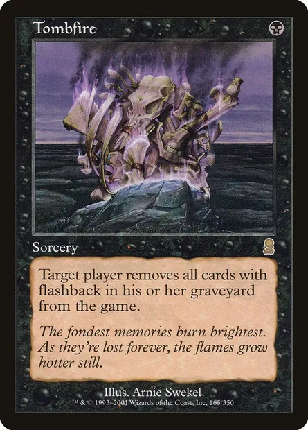 Tombfire, Magic card ODY 165 — Odyssey set