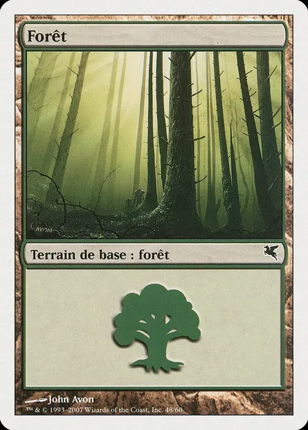 Forêt, carte Magic PSAL B48 — extension Salvat 2005
