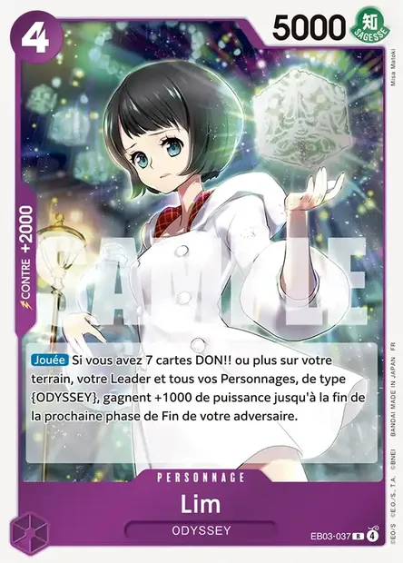 Lim, carte One Piece EB03-037 — extension ONE PIECE HEROINES EDITION