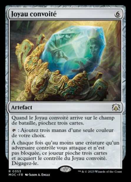 Joyau convoité, carte Magic MOC 353 — extension March of the Machine Commander