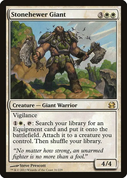 Stonehewer Giant, Magic card MMA 31 — Modern Masters set