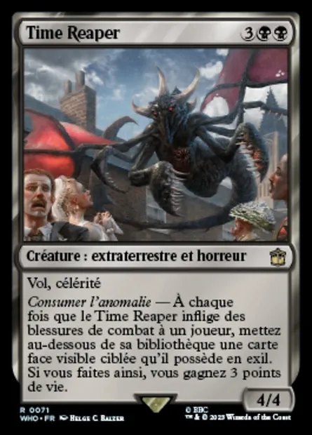 Time Reaper, carte Magic WHO 71 — extension Doctor Who
