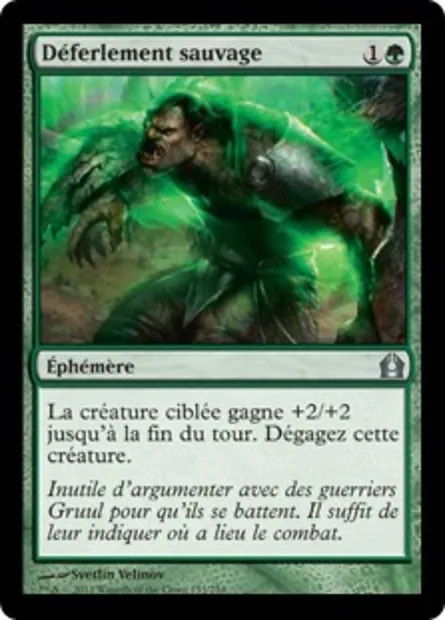 Déferlement sauvage, carte Magic RTR 133 — extension Retour à Ravnica