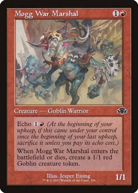 Mogg War Marshal, Magic card DMR 326 — Dominaria Remastered set