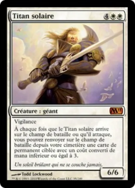 Titan solaire, carte Magic M11 35 — extension Magic 2011