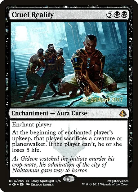 Cruel Reality, Magic card PAKH 84s — Amonkhet Promos set