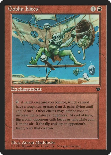 Goblin Kites, Magic card FEM 57 — Fallen Empires set