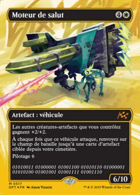 Moteur de salut, carte Magic DFT 517 — extension Aetherdrift