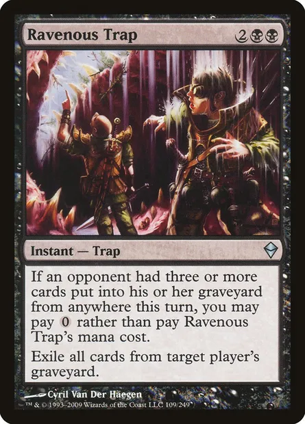 Ravenous Trap, Magic card ZEN 109 — Zendikar set