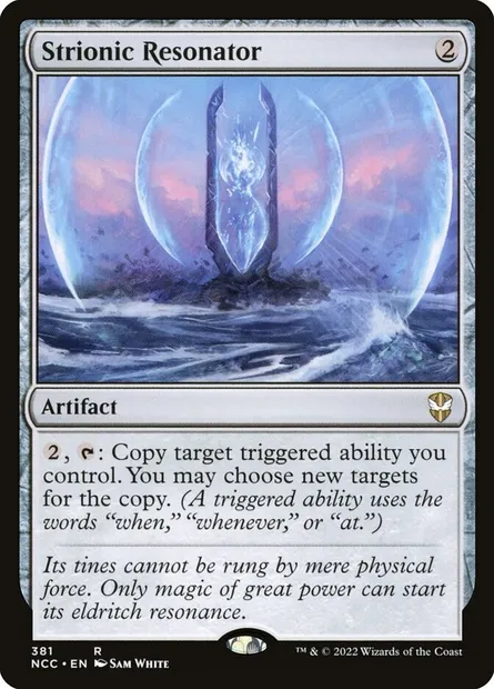 Strionic Resonator, Magic card NCC 381 — New Capenna Commander set