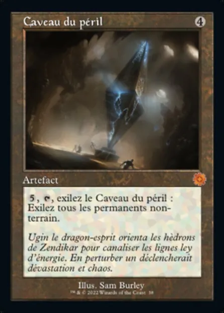 Caveau du péril, carte Magic BRR 38 — extension The Brothers' War Retro Artifacts