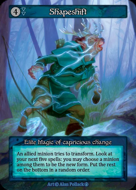 Shapeshift, Sorcery card ATH 143 — Arthurian Legends set