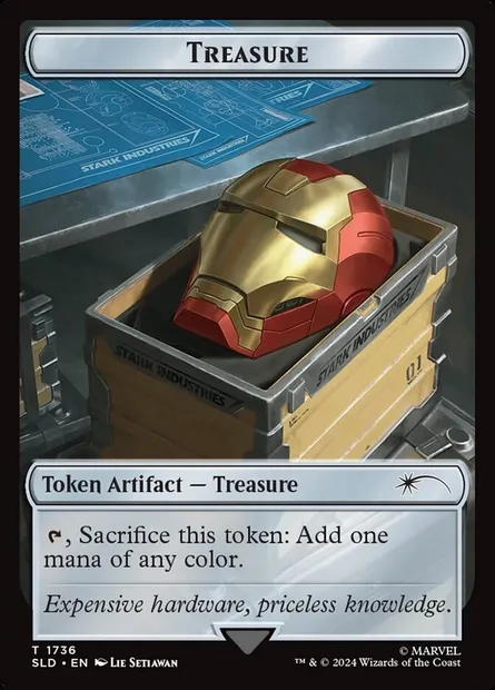 Treasure, Magic card SLD 1736 — Secret Lair Drop set