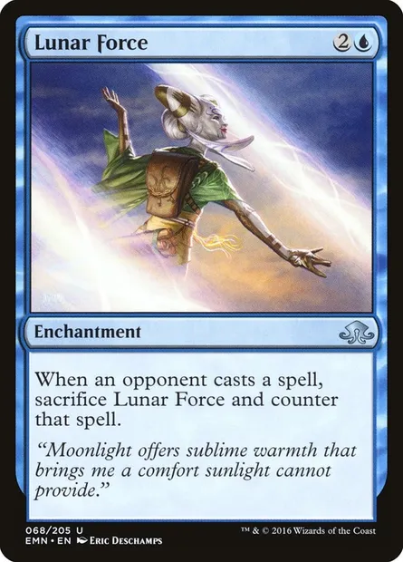 Lunar Force, Magic card EMN 68 — Eldritch Moon set