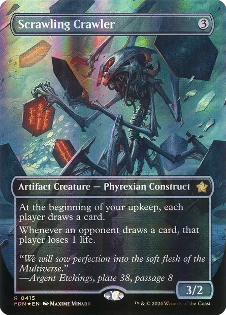 Scrawling Crawler, Magic card FDN 415 — Foundations set