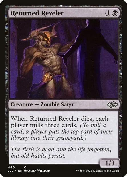 Returned Reveler, Magic card J22 460 — Jumpstart 2022 set