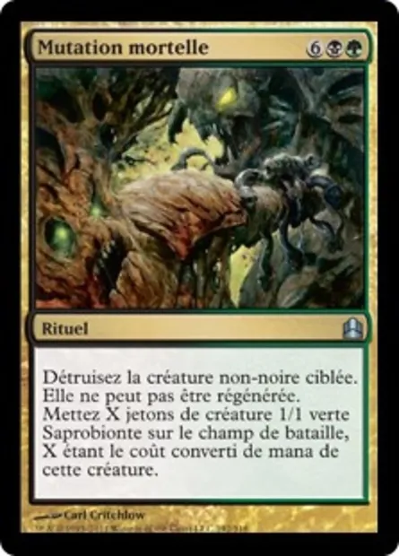 Mutation mortelle, carte Magic CMD 192 — extension Commander 2011