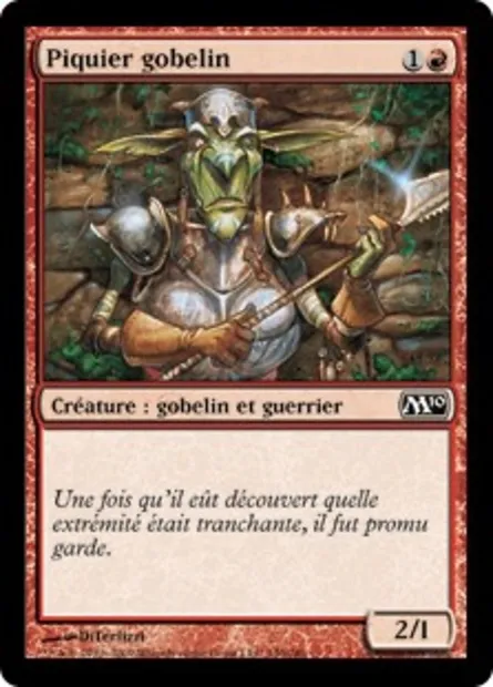Piquier gobelin, carte Magic M10 140 — extension Magic 2010