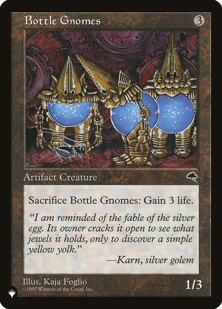 Bottle Gnomes, Magic card PLST TMP-278 — The List set